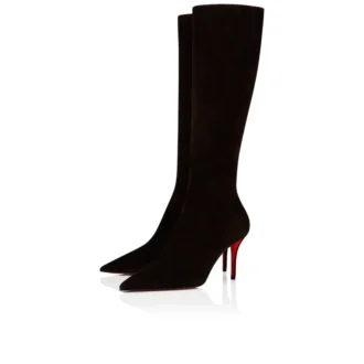 Miss Z Botta – buty na obcasie 80 mm – zamsz cielęcy – Cafa – damskie Miss Z Botta – buty na obcasie 80 mm – zamsz cielęcy – Cafa – damskie