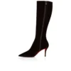 Miss Z Botta – buty na obcasie 80 mm – zamsz cielęcy – Cafa – damskie Miss Z Botta – buty na obcasie 80 mm – zamsz cielęcy – Cafa – damskie
