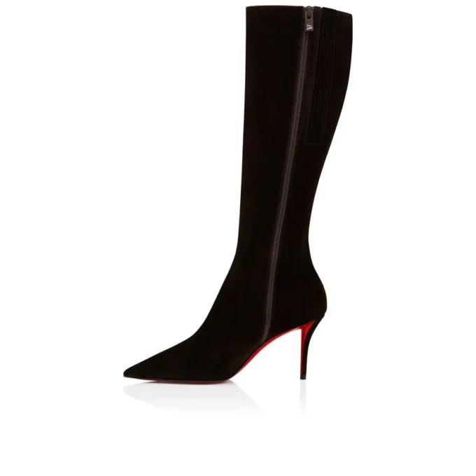 Miss Z Botta – buty na obcasie 80 mm – zamsz cielęcy – Cafa – damskie Miss Z Botta – buty na obcasie 80 mm – zamsz cielęcy – Cafa – damskie