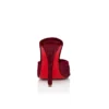Miss Z Mule – klapki na obcasie 100 mm – aksamit – Fever – damskie Miss Z Mule – klapki na obcasie 100 mm – aksamit – Fever – damskie