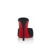 Miss Z Mule – klapki na obcasie 100 mm – skóra jagnięca nappa – czarne – damskie Miss Z Mule – klapki na obcasie 100 mm – skóra jagnięca nappa – czarne – damskie