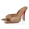 Miss Z Mule – klapki na obcasie 100 mm – skóra nappa jagnięca – kolor Blush – damskie Miss Z Mule – klapki na obcasie 100 mm – skóra nappa jagnięca – kolor Blush – damskie