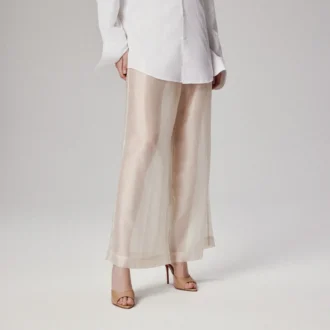 Miss Z Mule – klapki na obcasie 100 mm – skóra nappa jagnięca – kolor Blush – damskie