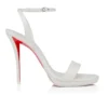 Miss Z Sandal Queen – sandały na paskach o wysokości 120 mm – skóra nappa jagnięca – Bianco – damskie Miss Z Sandal Queen – sandały na paskach o wysokości 120 mm – skóra nappa jagnięca – Bianco – damskie
