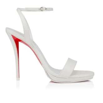 Miss Z Sandal Queen – sandały na paskach o wysokości 120 mm – skóra nappa jagnięca – Bianco – damskie Miss Z Sandal Queen – sandały na paskach o wysokości 120 mm – skóra nappa jagnięca – Bianco – damskie