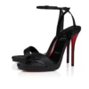 Miss Z Sandal Queen – sandały na paskach o wysokości 120 mm – skóra nappa jagnięca – czarne – damskie Miss Z Sandal Queen – sandały na paskach o wysokości 120 mm – skóra nappa jagnięca – czarne – damskie