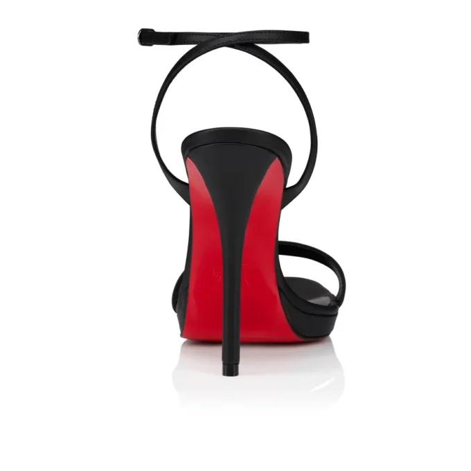 Miss Z Sandal Queen – sandały na paskach o wysokości 120 mm – skóra nappa jagnięca – czarne – damskie Miss Z Sandal Queen – sandały na paskach o wysokości 120 mm – skóra nappa jagnięca – czarne – damskie