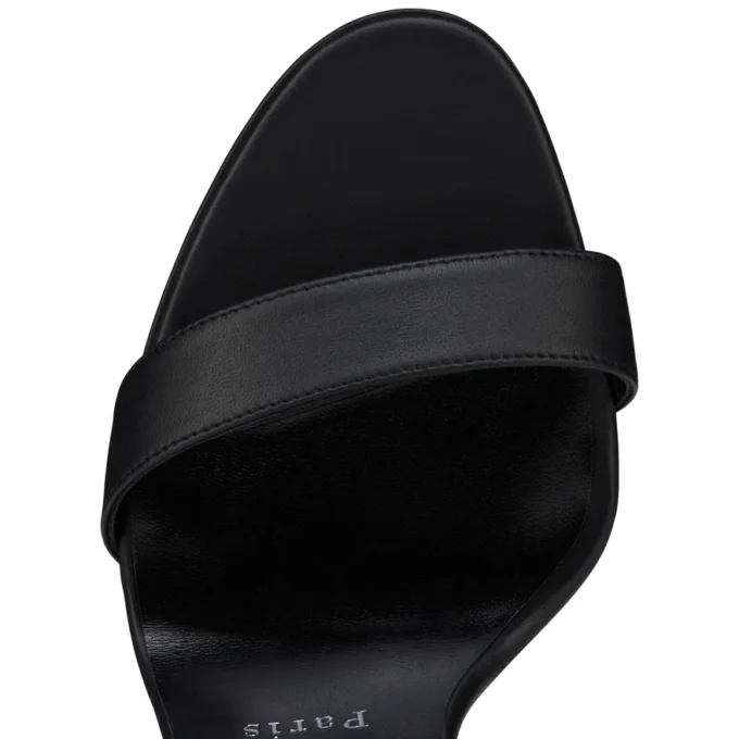 Miss Z Sandal Queen – sandały na paskach o wysokości 120 mm – skóra nappa jagnięca – czarne – damskie Miss Z Sandal Queen – sandały na paskach o wysokości 120 mm – skóra nappa jagnięca – czarne – damskie