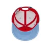 Mooncrest Cl Ac – czapka baseballowa – skóra cielęca i płótno – Ceruleo Mooncrest Cl Ac – czapka baseballowa – skóra cielęca i płótno – Ceruleo