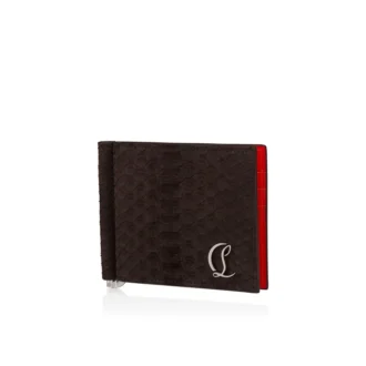 Mooncrest – etui na klucze – skóra pytona – kolor Cafe