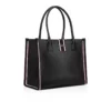 Nastroloubi L – Torba Typu Tote – ziarnista skóra cielęca – czarna