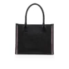 Nastroloubi L – Torba Typu Tote – ziarnista skóra cielęca – czarna