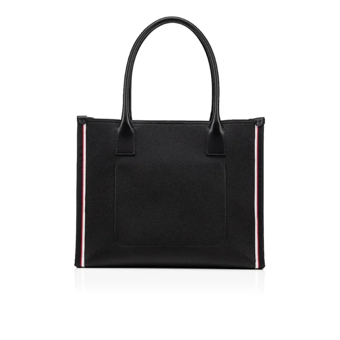 Nastroloubi L – Torba Typu Tote – ziarnista skóra cielęca – czarna