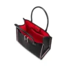 Nastroloubi L – Torba Typu Tote – ziarnista skóra cielęca – czarna