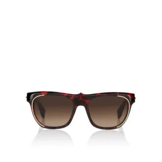 Nasze Georges Lb0006 – okulary przeciwsłoneczne – acetat – czerwona Havana