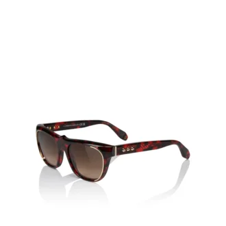 Nasze Georges Lb0006 – okulary przeciwsłoneczne – acetat – czerwona Havana