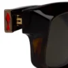 Nasze Georges Lb0028 – okulary przeciwsłoneczne – acetat – ciemny kolor Havana