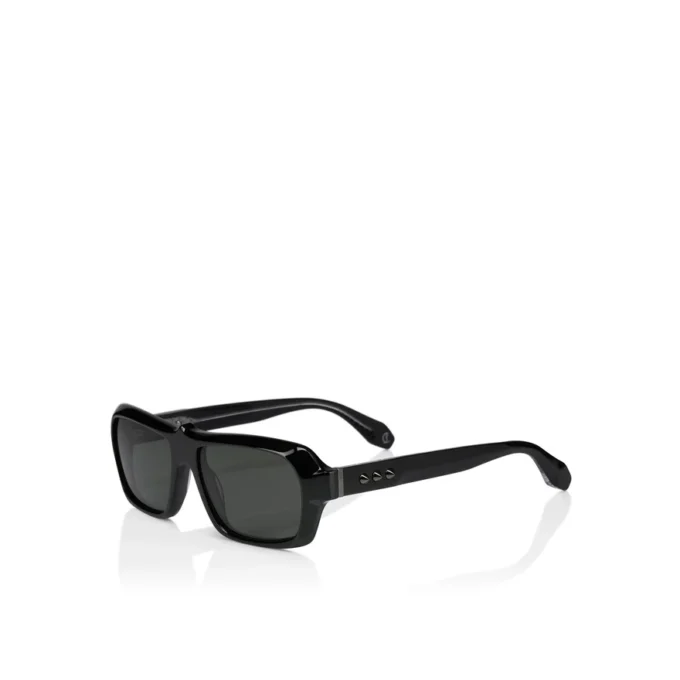 Nasze okulary przeciwsłoneczne Georges Lb0027 – acetat – błyszcząca czerń Nasze okulary przeciwsłoneczne Georges Lb0027 – acetat – błyszcząca czerń