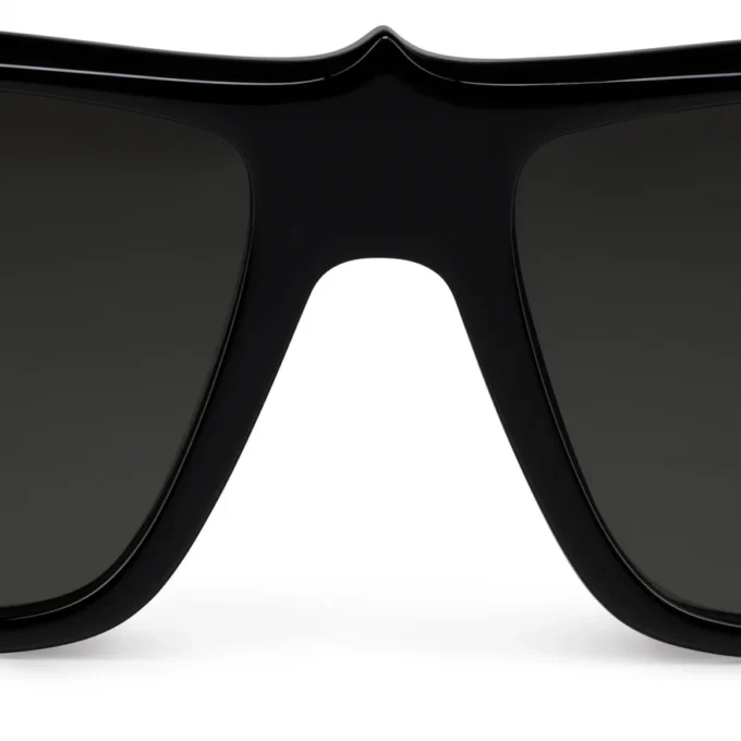 Nasze okulary przeciwsłoneczne Georges Lb0027 – acetat – błyszcząca czerń Nasze okulary przeciwsłoneczne Georges Lb0027 – acetat – błyszcząca czerń