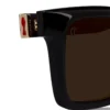 Our Georges Lb0014 – okulary przeciwsłoneczne – acetat – czarny dym Our Georges Lb0014 – okulary przeciwsłoneczne – acetat – czarny dym