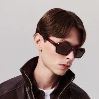 Our Georges Lb0027 – okulary przeciwsłoneczne – acetat – czerwona Havana