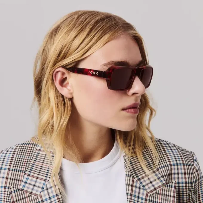Our Georges Lb0027 – okulary przeciwsłoneczne – acetat – czerwona Havana Our Georges Lb0027 – okulary przeciwsłoneczne – acetat – czerwona Havana
