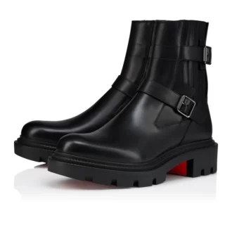Oxybootie College – buty – skóra cielęca – czarne – męskie