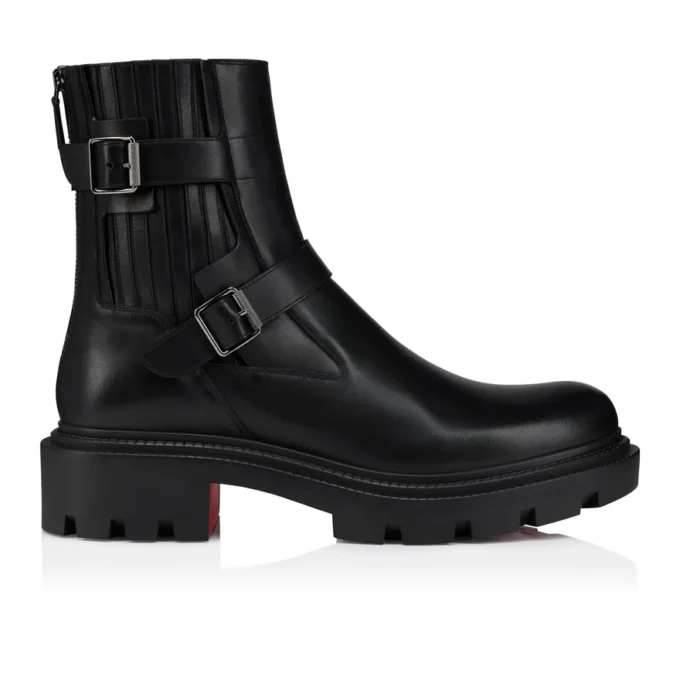Oxybootie College – buty – skóra cielęca – czarne – męskie