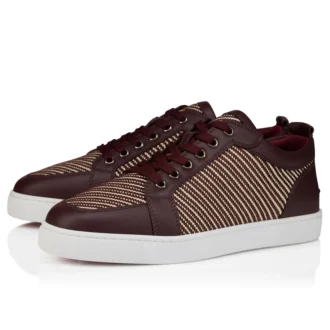 Rantulow – Sneakersy – skóra cielęca i splot skośny – Amara – męskie
