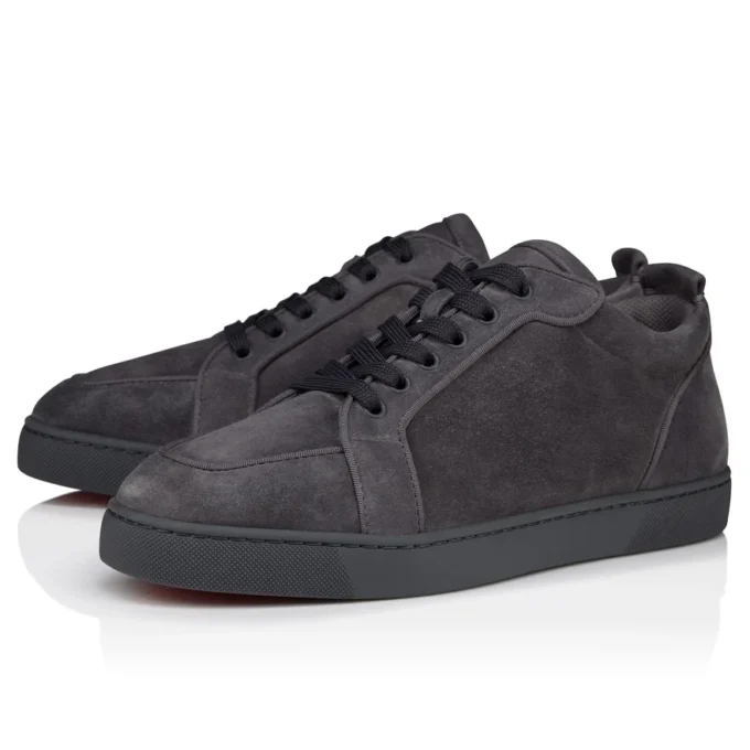 Rantulow – Sneakersy – zamsz cielęcy – kolor dymny – męskie Rantulow – Sneakersy – zamsz cielęcy – kolor dymny – męskie