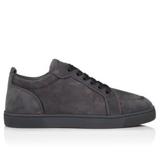 Rantulow – Sneakersy – zamsz cielęcy – kolor dymny – męskie