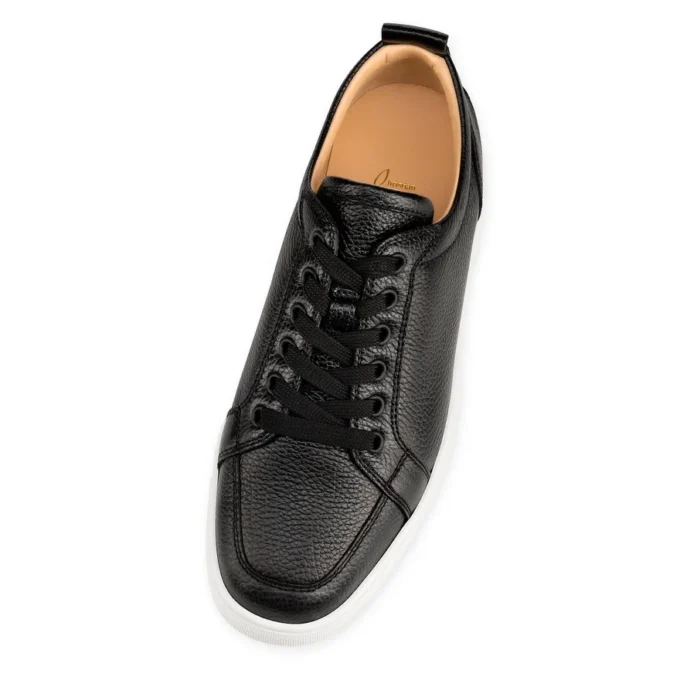 Rantulow – Sneakersy – ziarnista skóra cielęca – czarne – męskie Rantulow – Sneakersy – ziarnista skóra cielęca – czarne – męskie