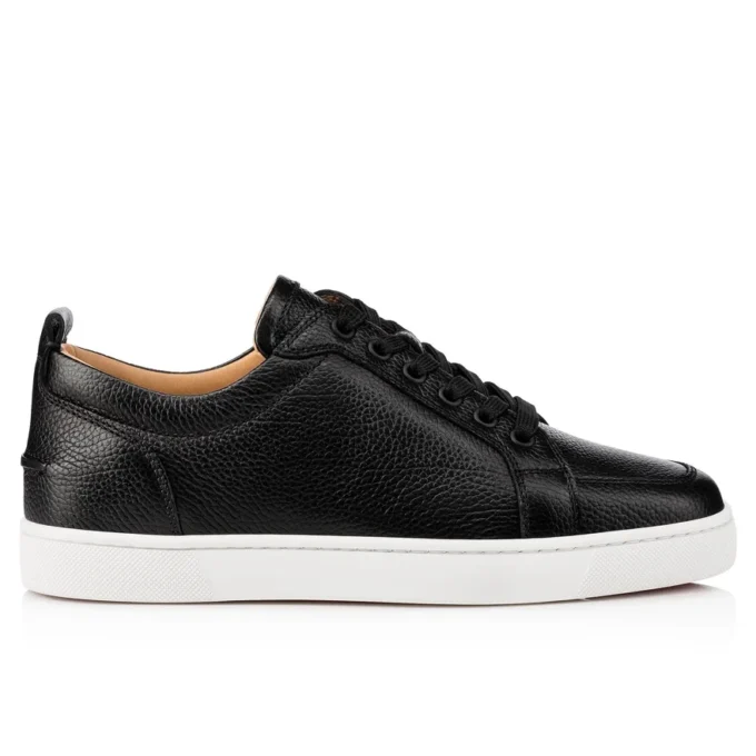 Rantulow – Sneakersy – ziarnista skóra cielęca – czarne – męskie Rantulow – Sneakersy – ziarnista skóra cielęca – czarne – męskie
