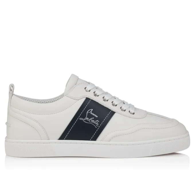Retero – Sneakersy – skóra cielęca – białe – męskie Retero – Sneakersy – skóra cielęca – białe – męskie