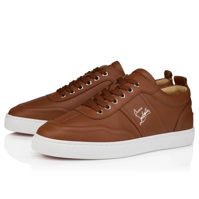 Retero – Sneakersy – skóra cielęca – Cuoio – mężczyźni Retero – Sneakersy – skóra cielęca – Cuoio – mężczyźni