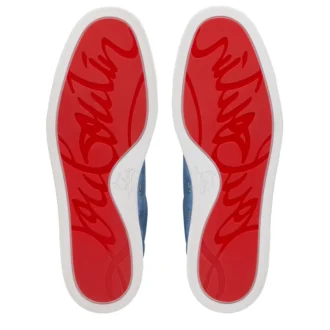 Retero – Sneakersy – skóra cielęca i płótno – Ceruleo – mężczyźni Retero – Sneakersy – skóra cielęca i płótno – Ceruleo – mężczyźni