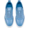 Retero – Sneakersy – skóra cielęca i płótno – Ceruleo – mężczyźni Retero – Sneakersy – skóra cielęca i płótno – Ceruleo – mężczyźni