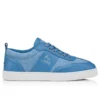 Retero – Sneakersy – skóra cielęca i płótno – Ceruleo – mężczyźni Retero – Sneakersy – skóra cielęca i płótno – Ceruleo – mężczyźni
