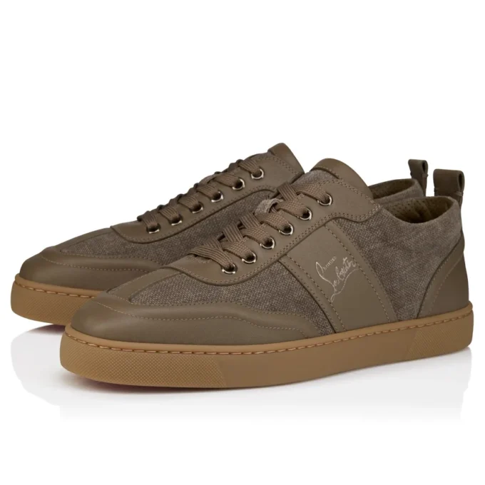 Retero – Sneakersy – skóra cielęca i płótno – Silex – męskie Retero – Sneakersy – skóra cielęca i płótno – Silex – męskie