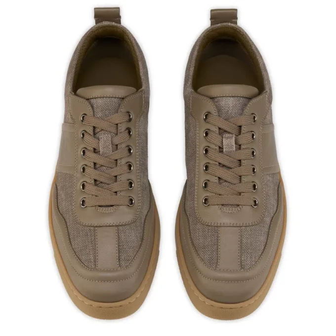 Retero – Sneakersy – skóra cielęca i płótno – Silex – męskie Retero – Sneakersy – skóra cielęca i płótno – Silex – męskie