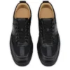 Retero – Sneakersy – ziarnista skóra cielęca – czarne – męskie Retero – Sneakersy – ziarnista skóra cielęca – czarne – męskie