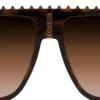 Roller Lb0005 – okulary przeciwsłoneczne – acetat – ciemny kolor Havana