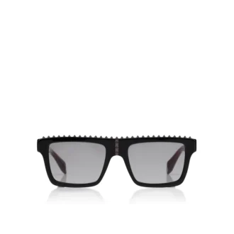 Roller Lb0023 – okulary przeciwsłoneczne – acetat – błyszcząca czerń