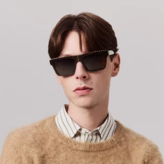 Roller Lb0023 – okulary przeciwsłoneczne – acetat – ciemny kolor Havana