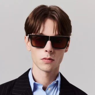 Roller Lb0023 – okulary przeciwsłoneczne – acetat – czarny dym