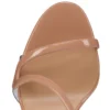 Rosa Z – sandały na obcasie 100 mm – lakierowana skóra cielęca – kolor różowy – damskie Rosa Z – sandały na obcasie 100 mm – lakierowana skóra cielęca – kolor różowy – damskie