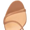 Rosalie – sandały na obcasie 100 mm – skóra koźla – kolor różowy – damskie
