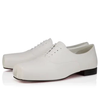 Ruben – oksfordy – skóra jagnięca nappa – Bianco – męskie Ruben – oksfordy – skóra jagnięca nappa – Bianco – męskie