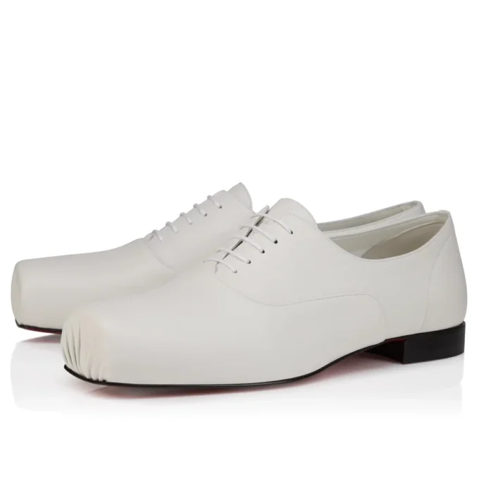 Ruben – oksfordy – skóra jagnięca nappa – Bianco – męskie Ruben – oksfordy – skóra jagnięca nappa – Bianco – męskie
