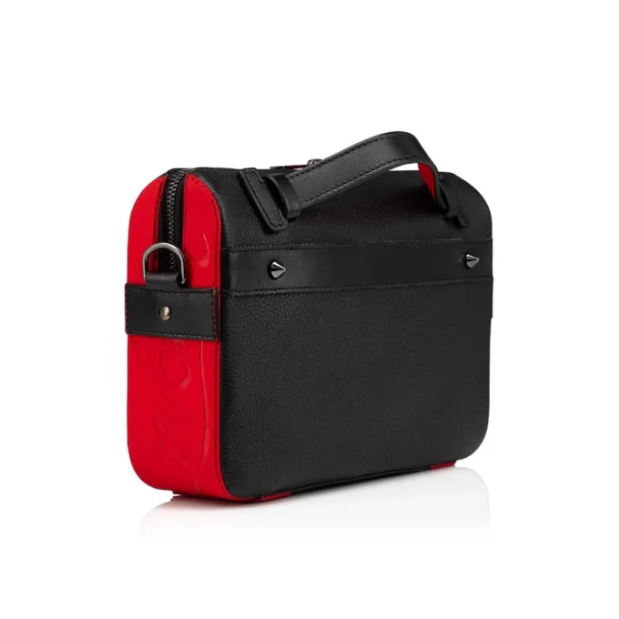 Ruisbuddy – torba typu messenger – ziarnista skóra cielęca i guma – czarna Ruisbuddy – torba typu messenger – ziarnista skóra cielęca i guma – czarna